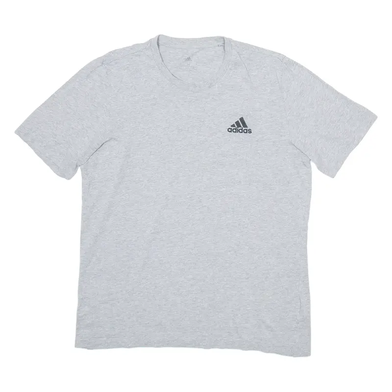 ADIDAS Mens T-Shirt Grey M