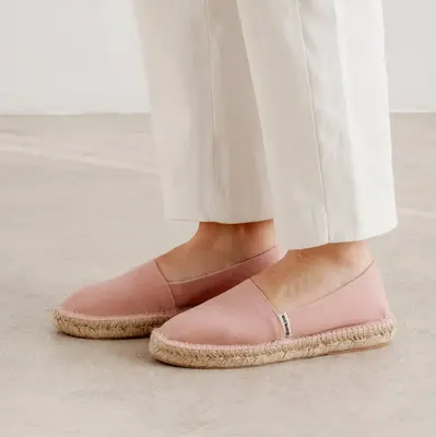 Mila Sustainable, Eco Friendly, Vegan Canvas Espadrille Flats - Pink | Size: 8 US (39EU) | Color: Pink