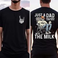 Funny Dad Tee for Every Occasion – Always Comes Back with the Milk!
