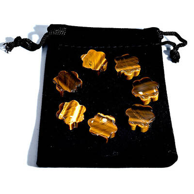 Natural Tiger Eye Flower Healing Stones