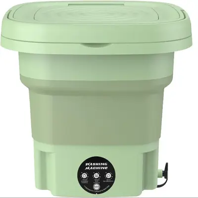 8L Foldable Washing Machine, Portable Household Washing Machine, Small Space-saving Washing Machine for Home Use, Summer Ess...
