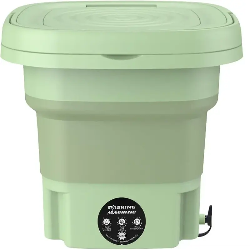 8L Foldable Washing Machine, Portable Household Washing Machine, Small Space-saving Washing Machine for Home Use, Summer Ess...