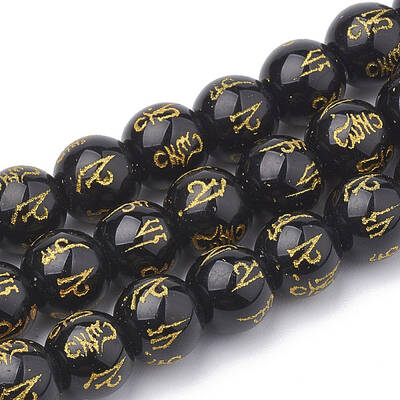 Buddhist Glass Beads Strands