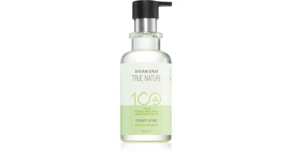 Vivian Gray True Nature Citrus & Bergamot Cream Soap with Refreshing Effect 300ml