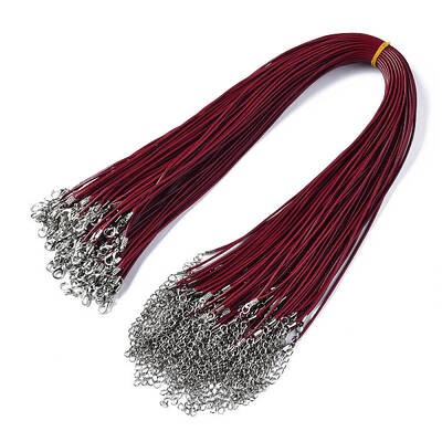 Waxed Cotton Cord Necklace Making