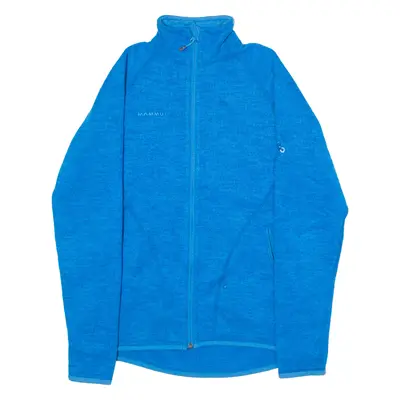 MAMMUT Mens Fleece Jacket Blue Knit S