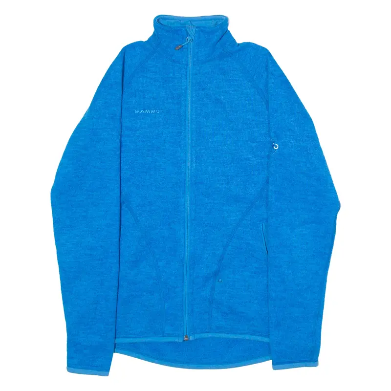 MAMMUT Mens Fleece Jacket Blue Knit S