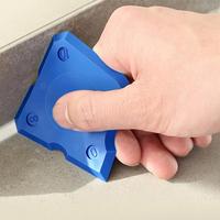 Silicone Caulk Remover & Finishing Tool, 4 Counts/set Silicone Caulking Tool Set, Heavy Duty Plastic Silicone Scraper Tool f...