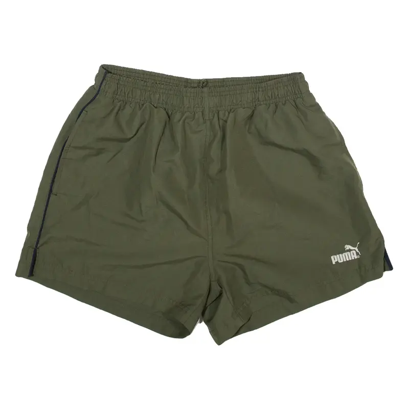 PUMA Mesh Lined Mens Swimming Shorts Green M W26