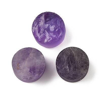 Natural Amethyst Cabochons