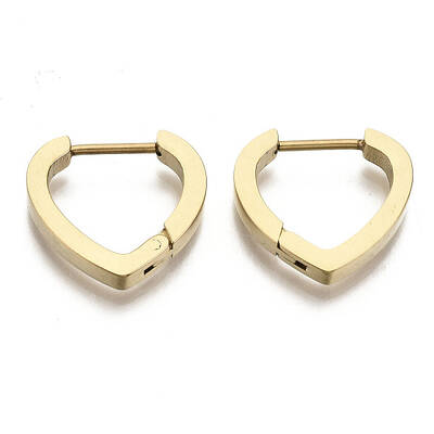 304 Stainless Steel Huggie Hoop Earrings