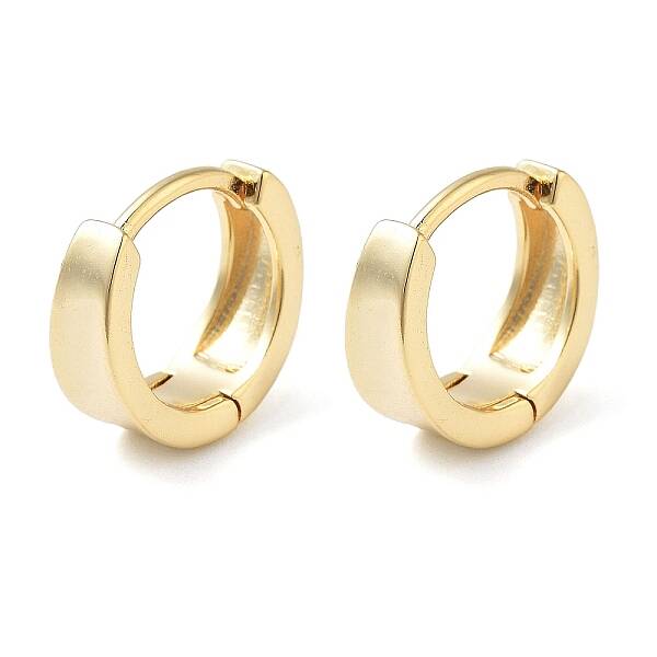 Brass Ring Hoop Earrings for Women