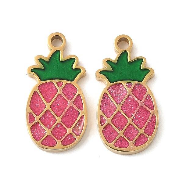 304 Stainless Steel Enamel Pendants