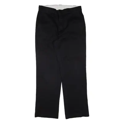 DICKIES Workwear Mens Trousers Black Regular Straight W33 L32