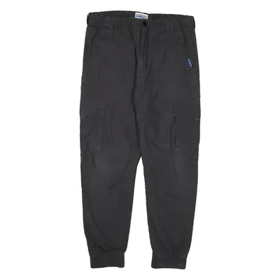 H&M Cargo Trousers Grey Regular Tapered Boys W30 L25
