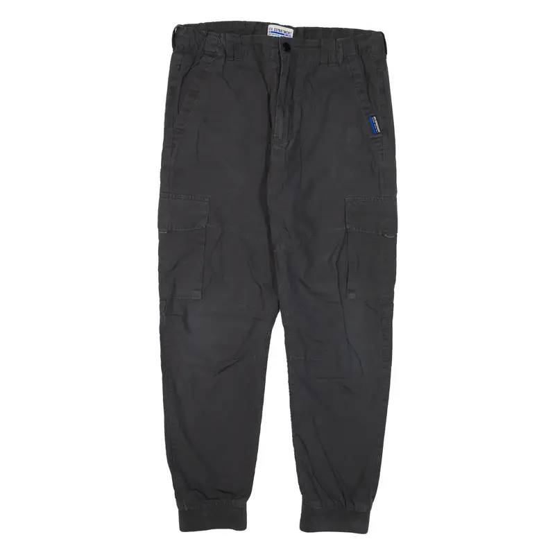 H&M Cargo Trousers Grey Regular Tapered Boys W30 L25