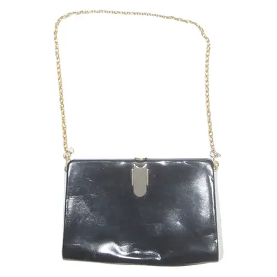 Womens Clutch Bag Black Leather