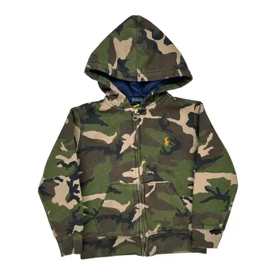 Age 4 Years Polo By Ralph Lauren Camo Hoodie - XS Camo Cotton Blend