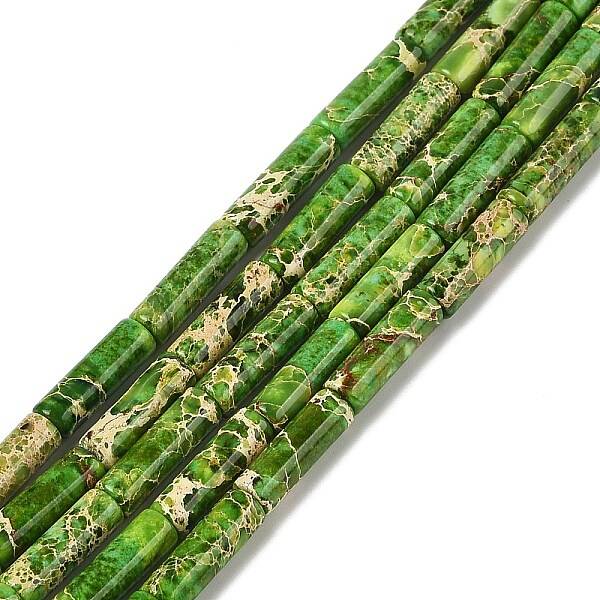 Dyed Natural Imperial Jasper Beads Strands