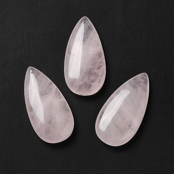 Natural Rose Quartz Pendants