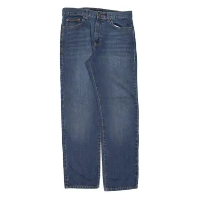 CALVIN KLEIN JEANS Womens Jeans Blue Relaxed Straight Stone Wash W31 L30
