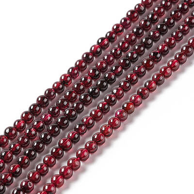 Natural Garnet Beads Strands