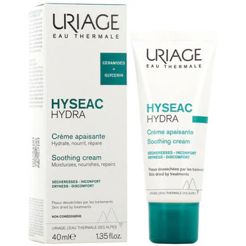 Uriage Crema rigenerante e idratante per il trattamento dell'acne secca e irritata Hyséac (Crema Idratante Lenitiva) flacone...