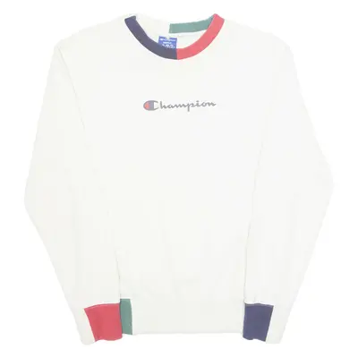 CHAMPION Mens Sweatshirt Cream S