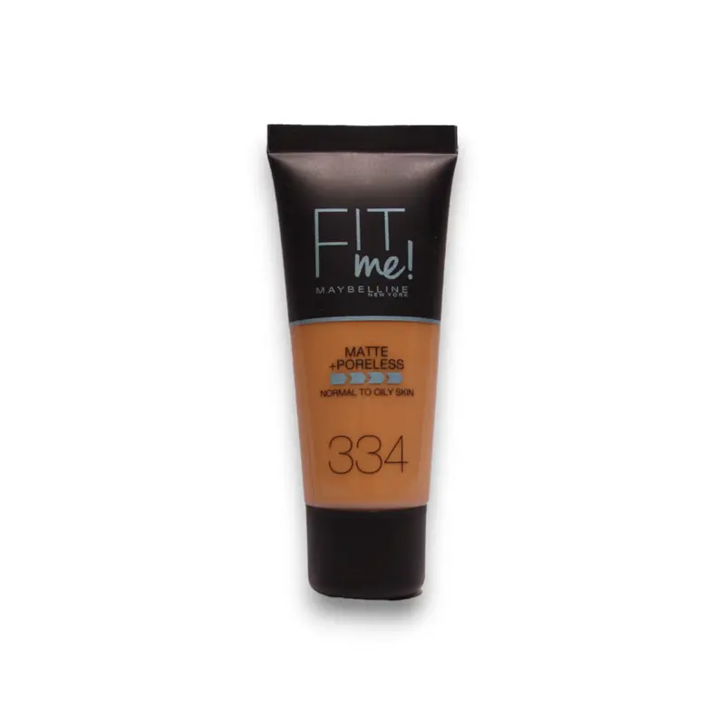 Maybelline Fit Me Matte + Poreless Liquid Foundation 334 Warm Tan 30ml