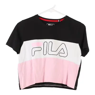 Fila Crop Top - XS Block Colour Cotton