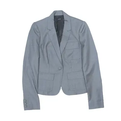 JOSEPH Blazer Jacket Grey Wool Womens S