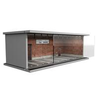 Hot Diecast Wheels Car Display Case - 1/64 Scale Die-cast Model Car Display Case with LED Light and Acrylic Cover, Parking Ga...