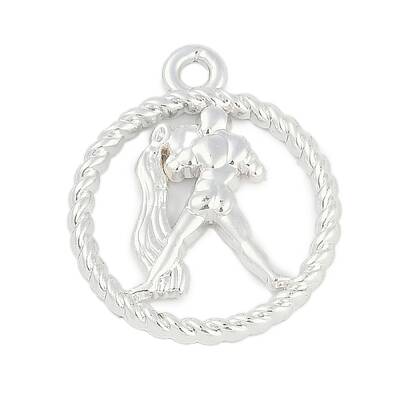 Twelve Constellations Alloy Pendants