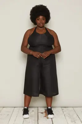Barkur Jumpsuit (Black) | size: 4XL