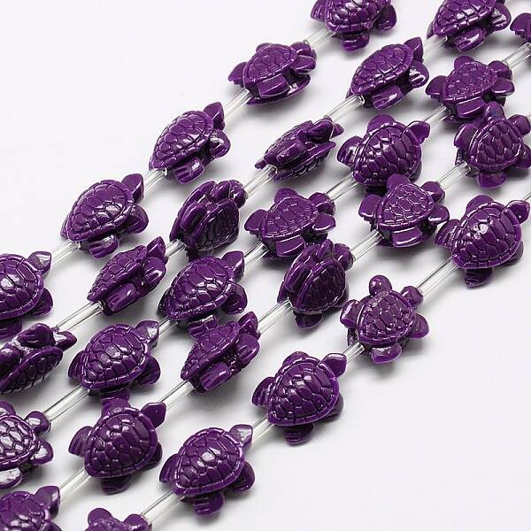 Synthetic Coral Beads Strands