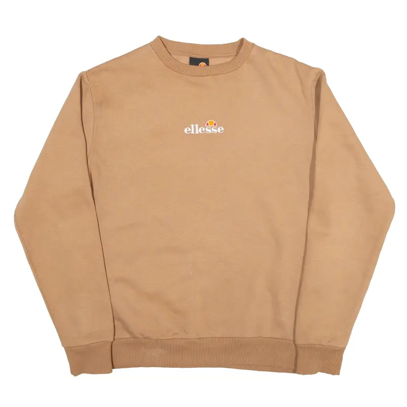 ELLESSE Sweatshirt Brown Womens UK 10