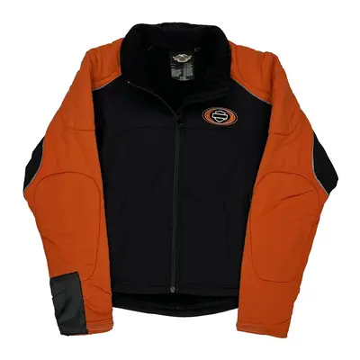 Harley Davidson Graphic Jacket - Medium Black Polyester