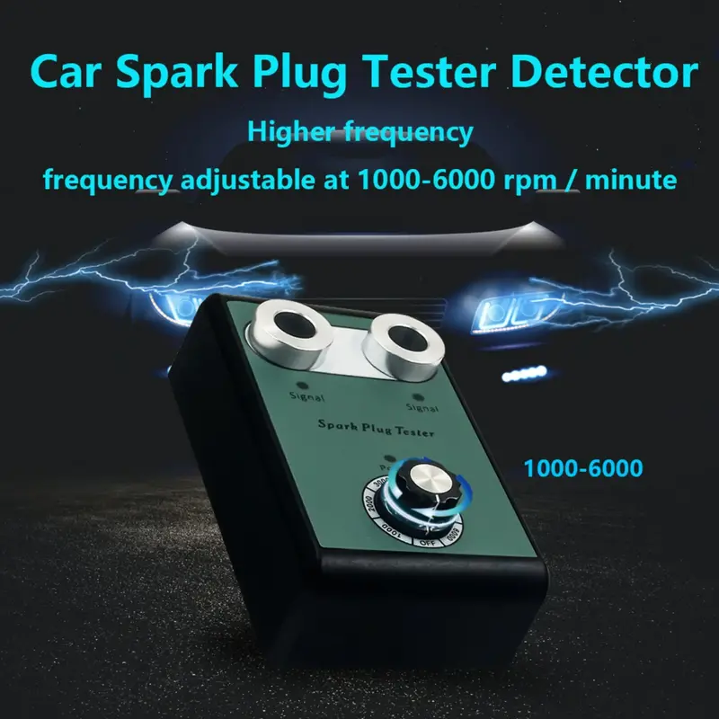 12V In-line Wire Ignition Plug Analyzer, Spark Plug Tester Pen, Test Car Engine Auto Diagnostic Tool, Car Spark Plug Tester