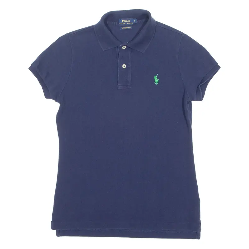 POLO RALPH LAUREN Skinny Fit Mens Polo Shirt Blue S