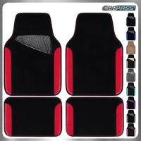 CAR PASS Rainbow Waterproof Universal Fit Faux Leather Car Carpet-Anti-Slip Nibbed Backing Floor Mats for SUV, Vans,Sedans,Tr...