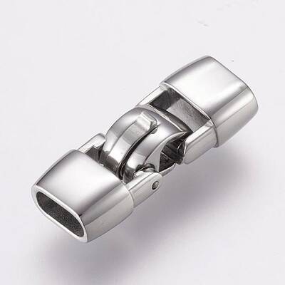 Tarnish Resistant 304 Stainless Steel Fold Over Clasps