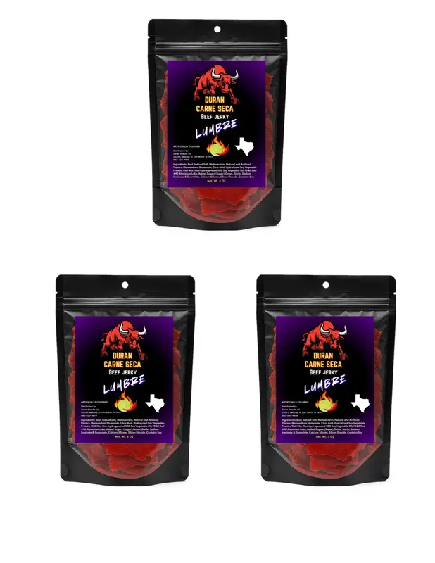 3 Pack Lumbre Carne Seca
