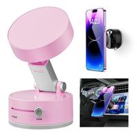 Vacuum Adsorption Magnetic Phone Holder, Folding And Retractable, Magnetic, Portable, 360 Degree Rotation, Suitable For Anywh...
