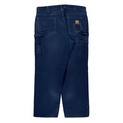 Carhartt Carpenter Trousers - 36? Waist Navy Cotton