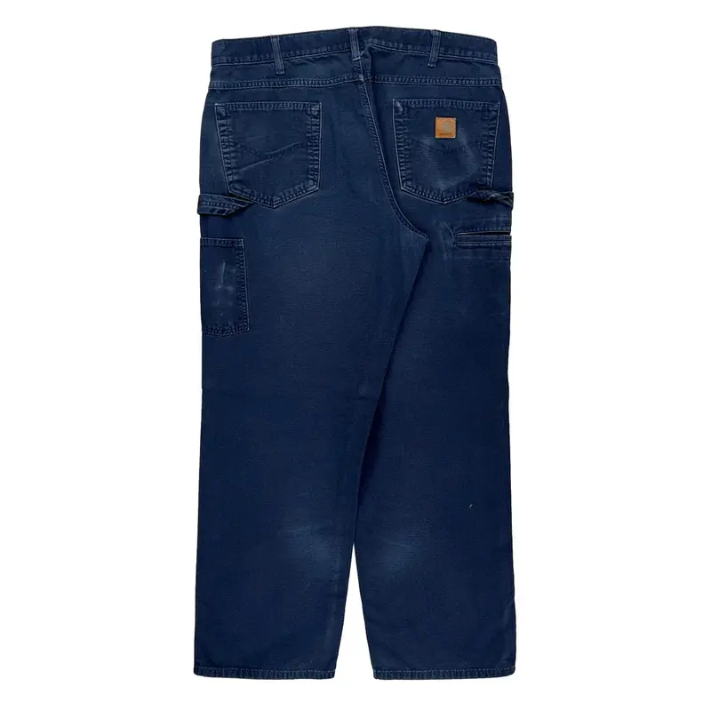 Carhartt Carpenter Trousers - 36? Waist Navy Cotton