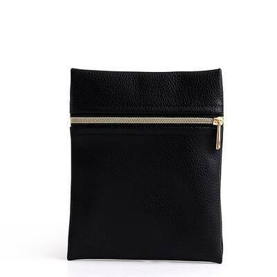 Rectangle PU Leather Jewelry Gift Zipper Bags
