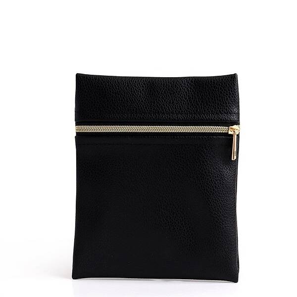 Rectangle PU Leather Jewelry Gift Zipper Bags