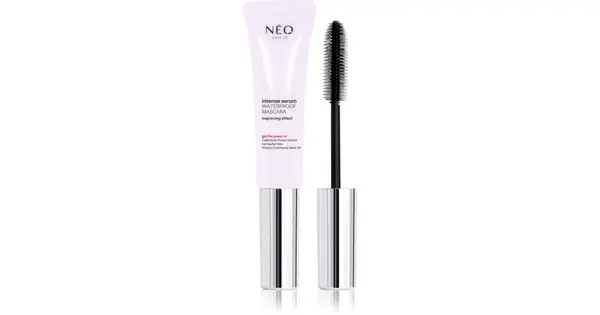 NEO MAKE UP Intense waterproof mascara serum for voluminous and separated lashes black color 9 ml
