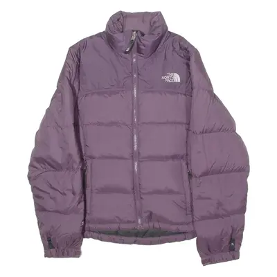 THE NORTH FACE 700 Womens Puffer Jacket Purple Nylon XS