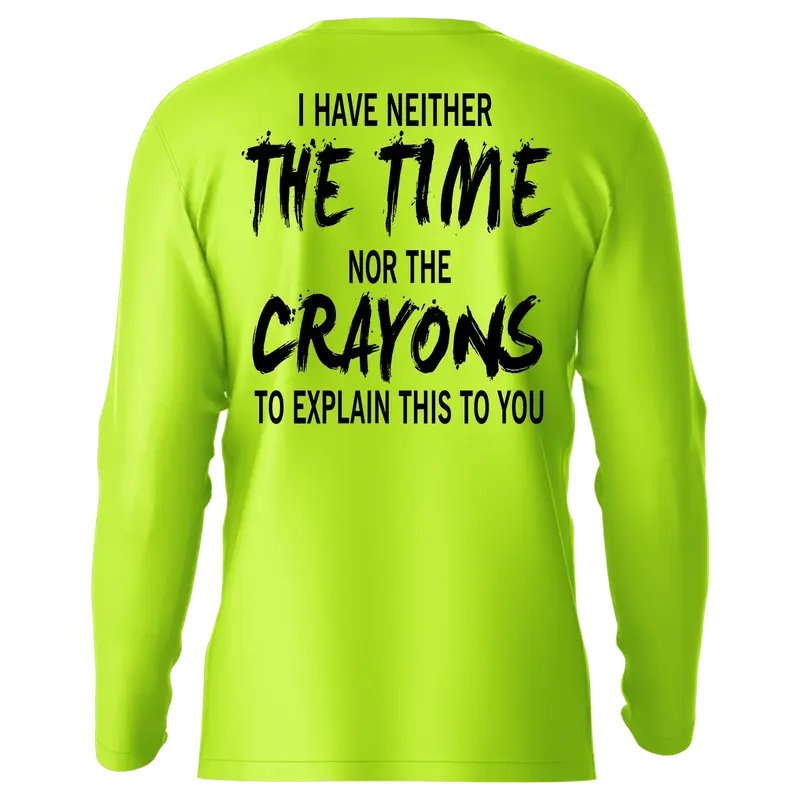 Crayons - Hi-Visibility UPF 50 Long Sleeve Sun Shirt